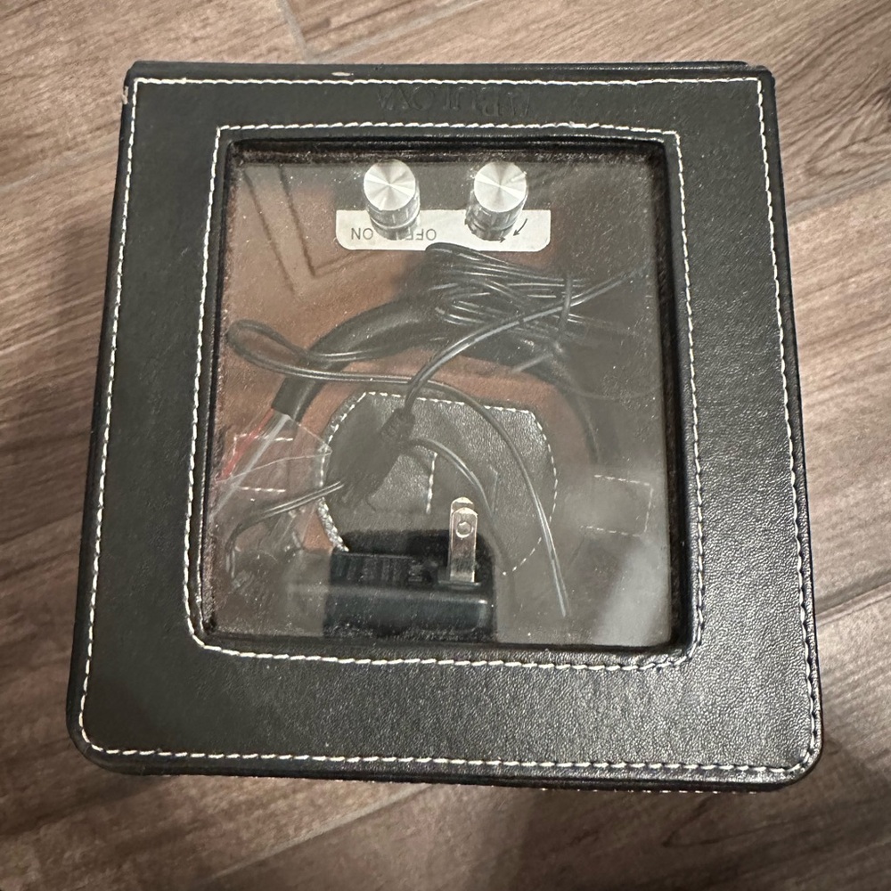 Bulova Leather Automatic Watch Winder Storage Box